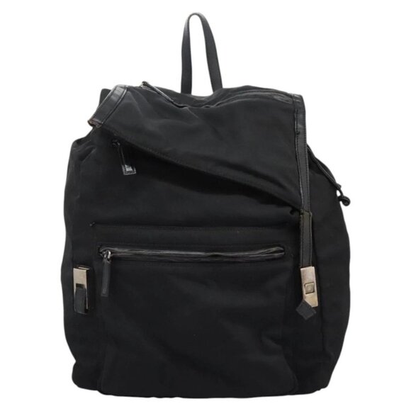 GUCCI Backpack Nylon Black Auth - Picture 1 of 16